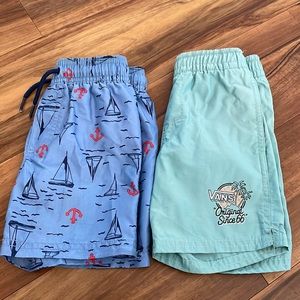 Lot of 2 swim trunks-Carters and Vans